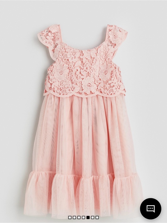 H&M Other - H&M Blush Pink Lace Formal Dress for Kids